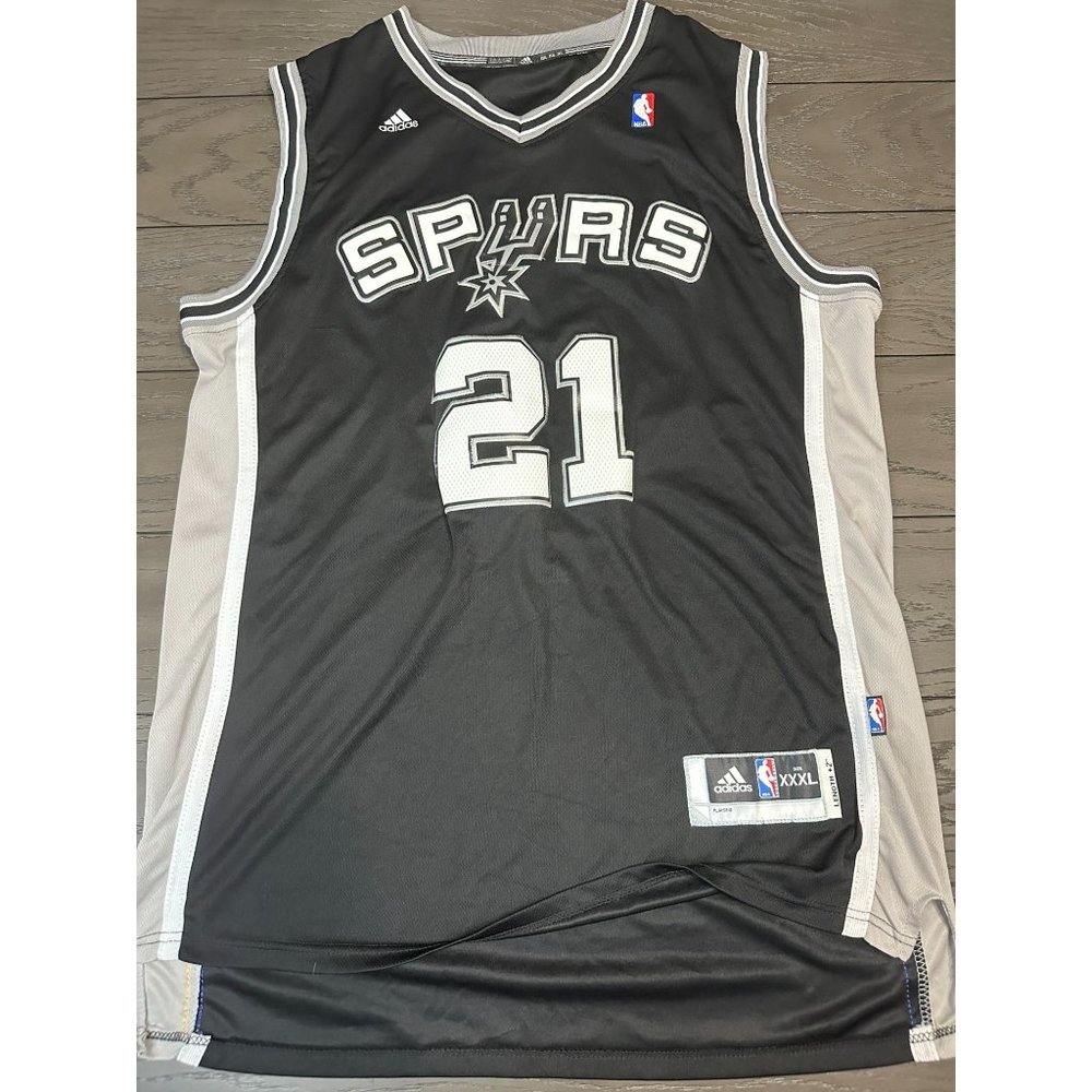 TIM DUNCAN SAN ANTONIO SPURS ADIDAS JERSEY NBA XXXL